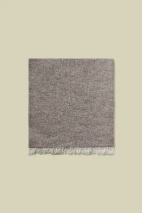 Linen and Lurex jacquard cape
