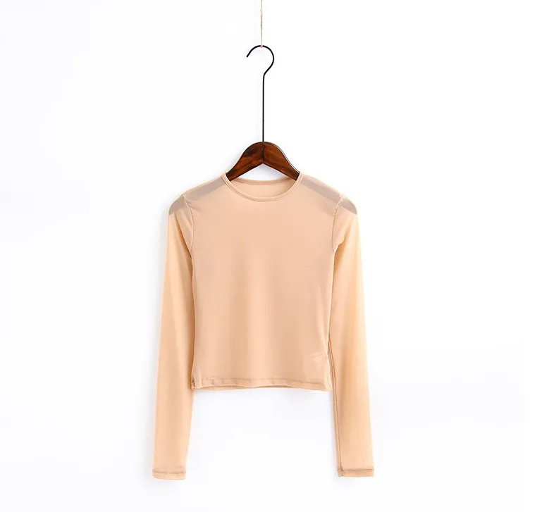 Long Sleeve Bright Colour Top