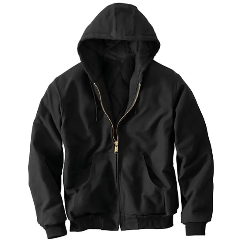 Loose Fit Flannel Lined Insulated Active Jacket