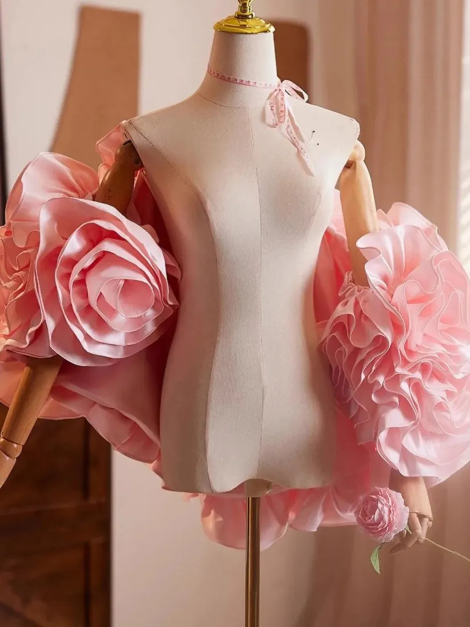 Luxury Short Wedding Party Cape