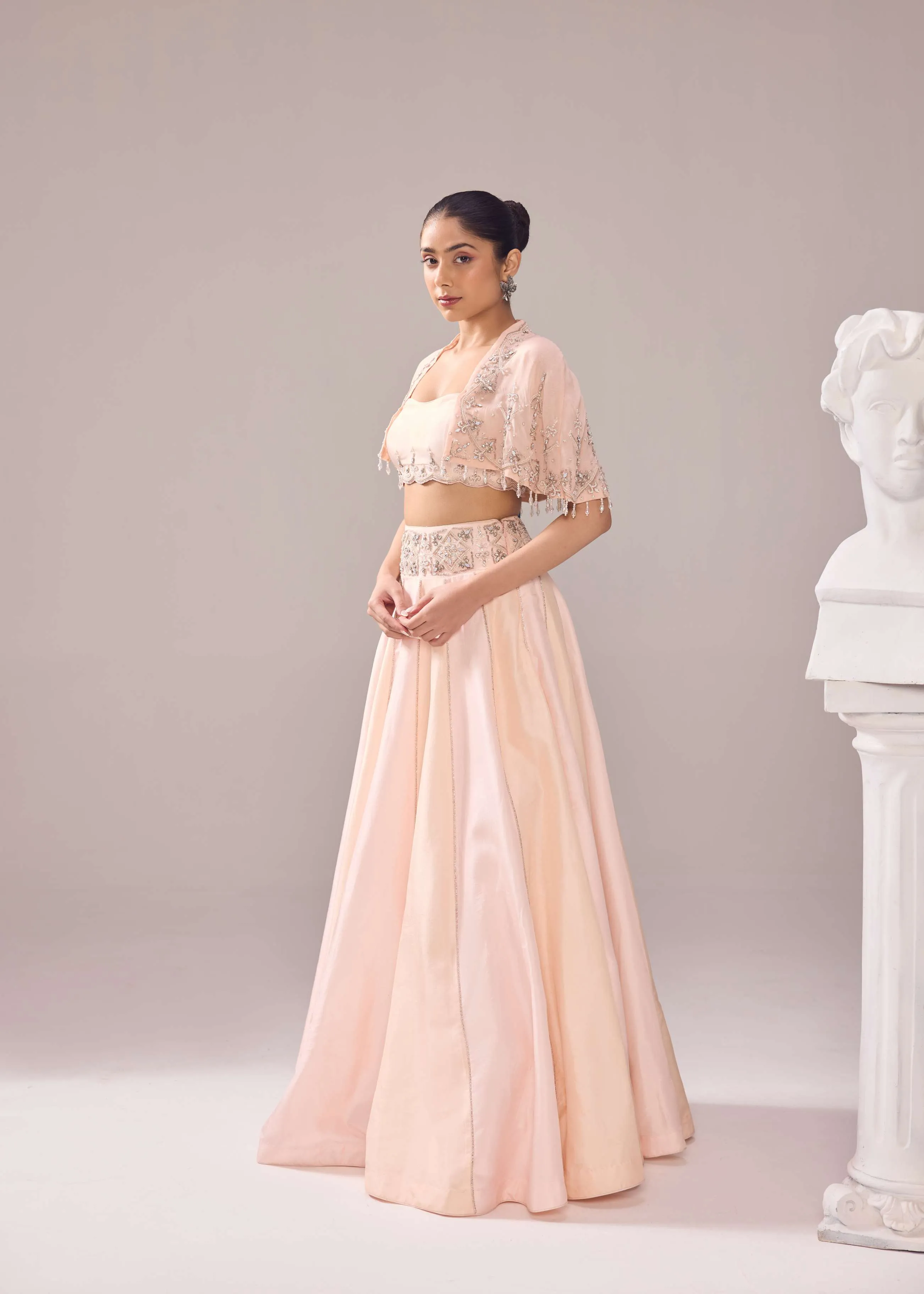 Margaret  Cape Lehenga set