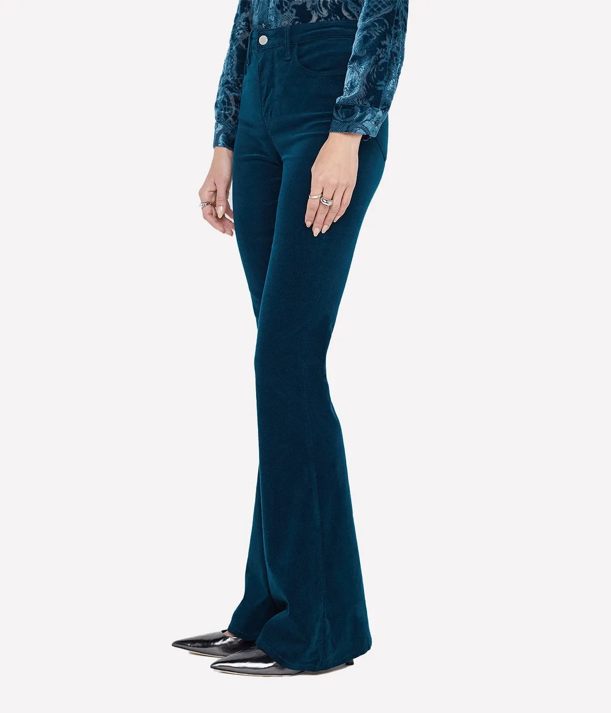 Marty H/R Flare in Rich Teal