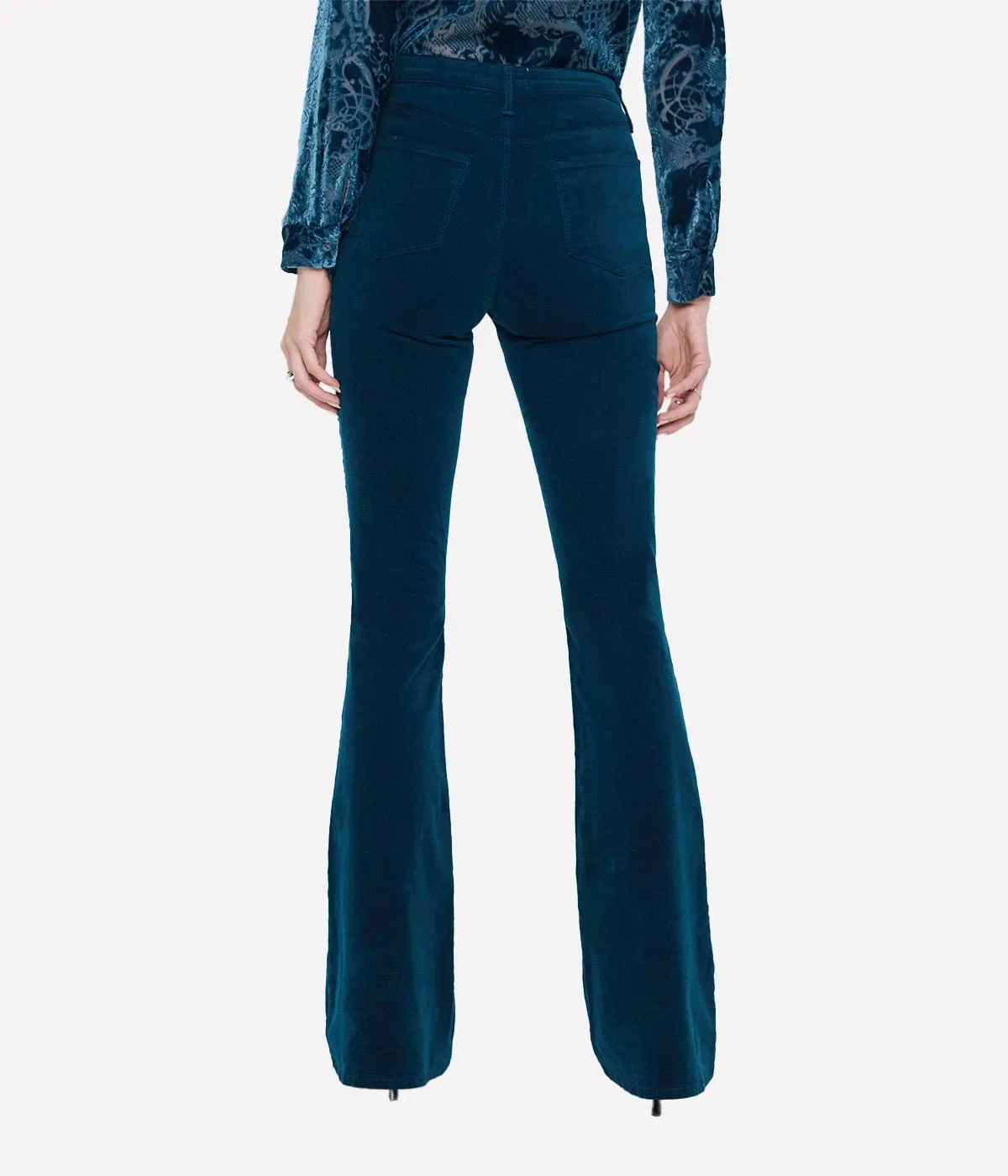 Marty H/R Flare in Rich Teal