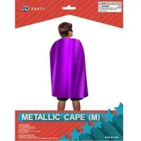 Medium Purple Metallic Cape