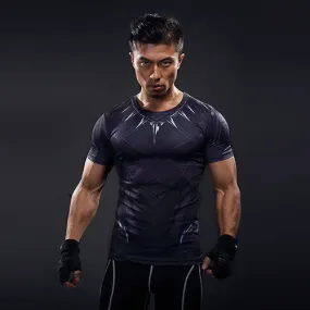 Men's Black Panther Compression T-shirt