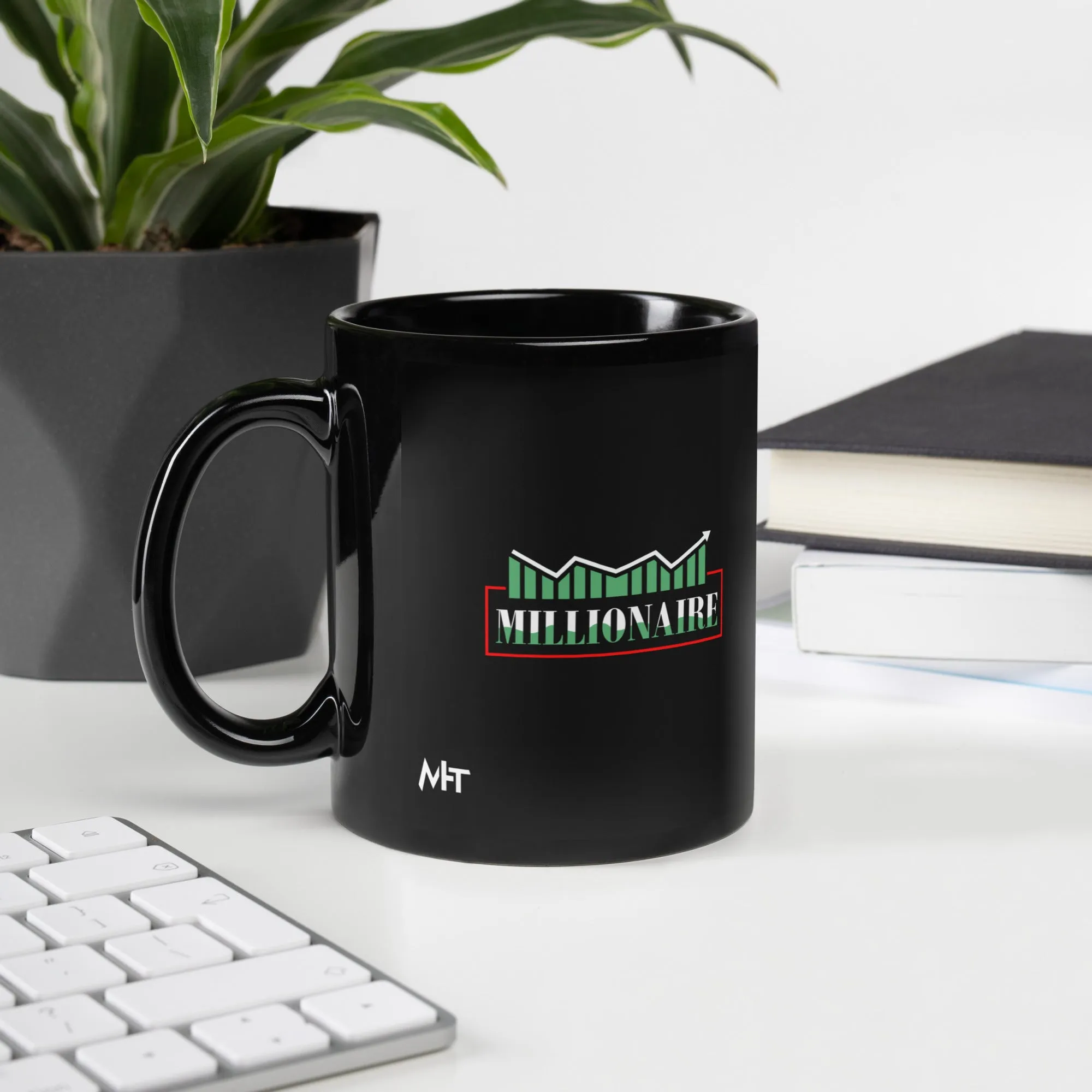Millionaire - Black Glossy Mug