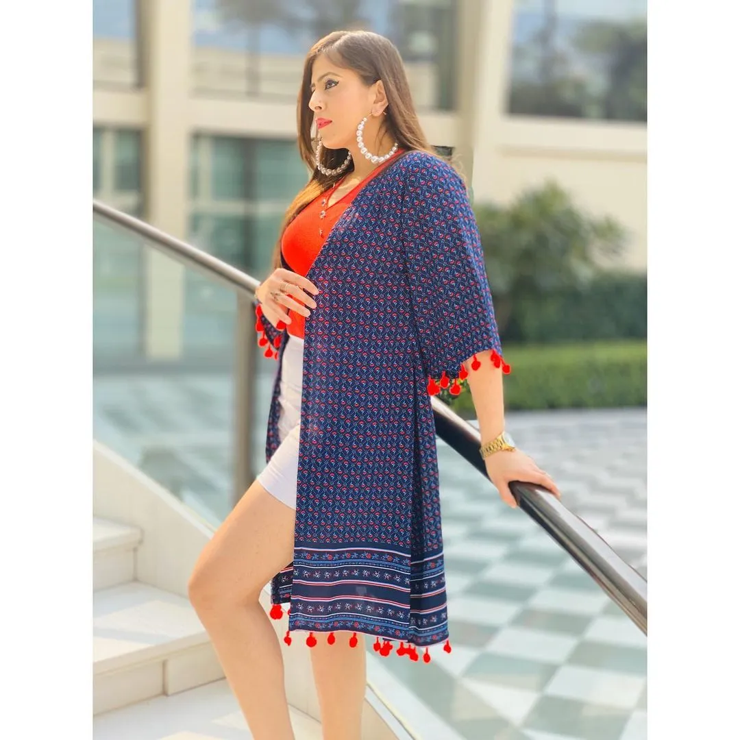 Navy Blue Cape