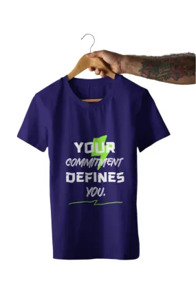 NavyBlue Workout Plus-size T-Shirt