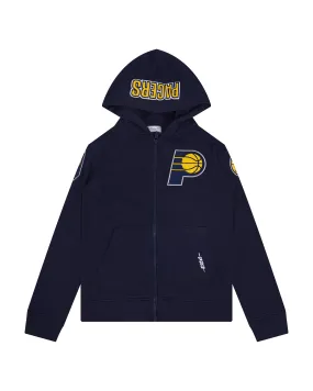 NBA INDIANA PACERS CLASSIC BIG BOYS FLC FZ PO HOODIE (MIDNIGHT NAVY)