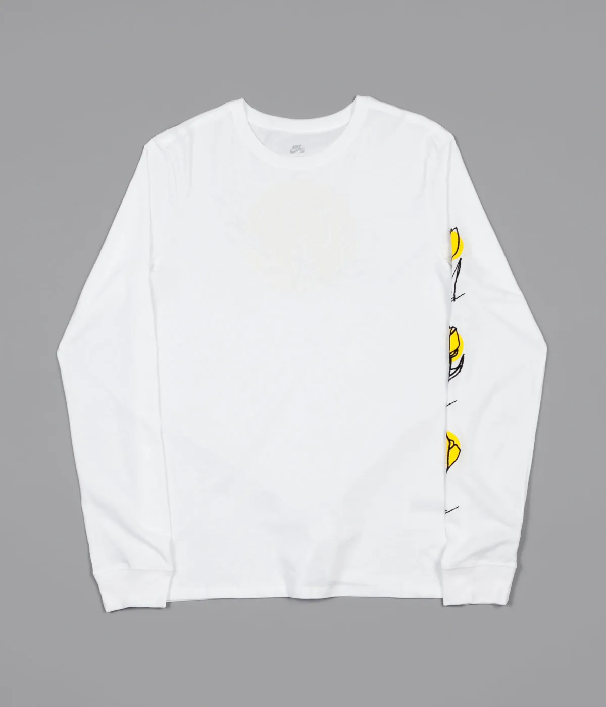 Nike SB Roses Long Sleeve T-Shirt - White / Black