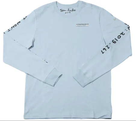 Nike x Tom Sachs Long-Sleeve T-Shirt Tee Skyline Blue MENS