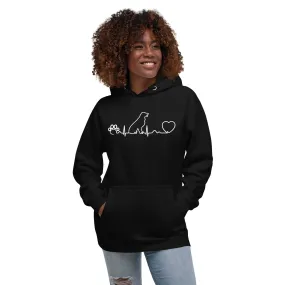 NOMV Dog Heartbeat Women’s Premium Hoodie