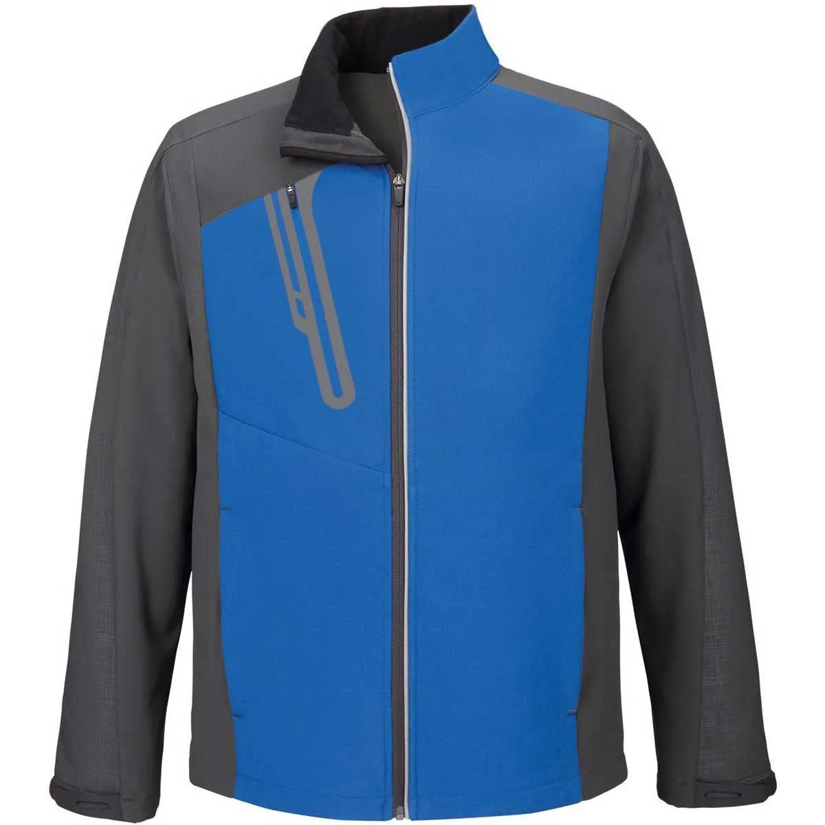 North End Men's Nautical Blue Terrain Colorblock with Embossed Print