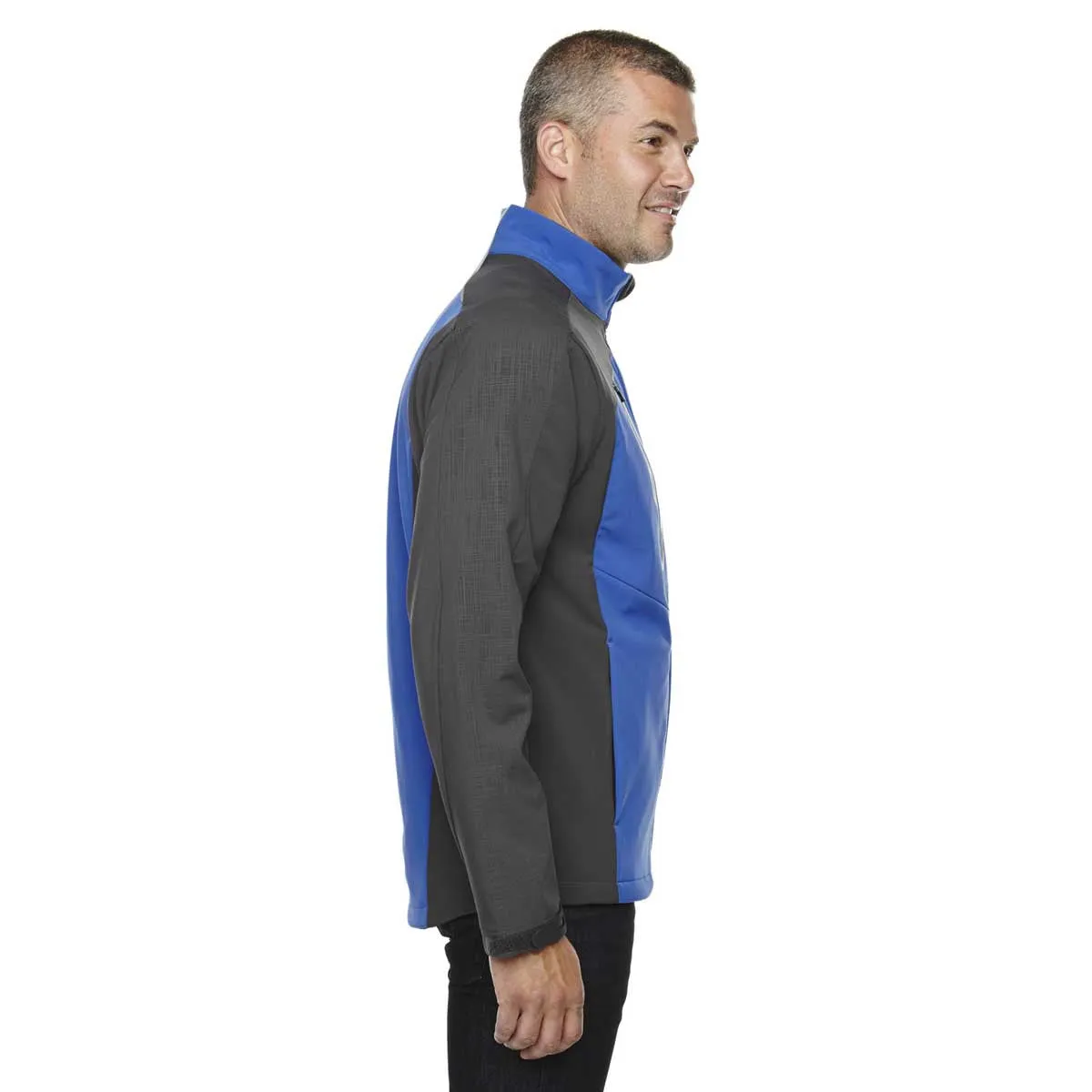 North End Men's Nautical Blue Terrain Colorblock with Embossed Print
