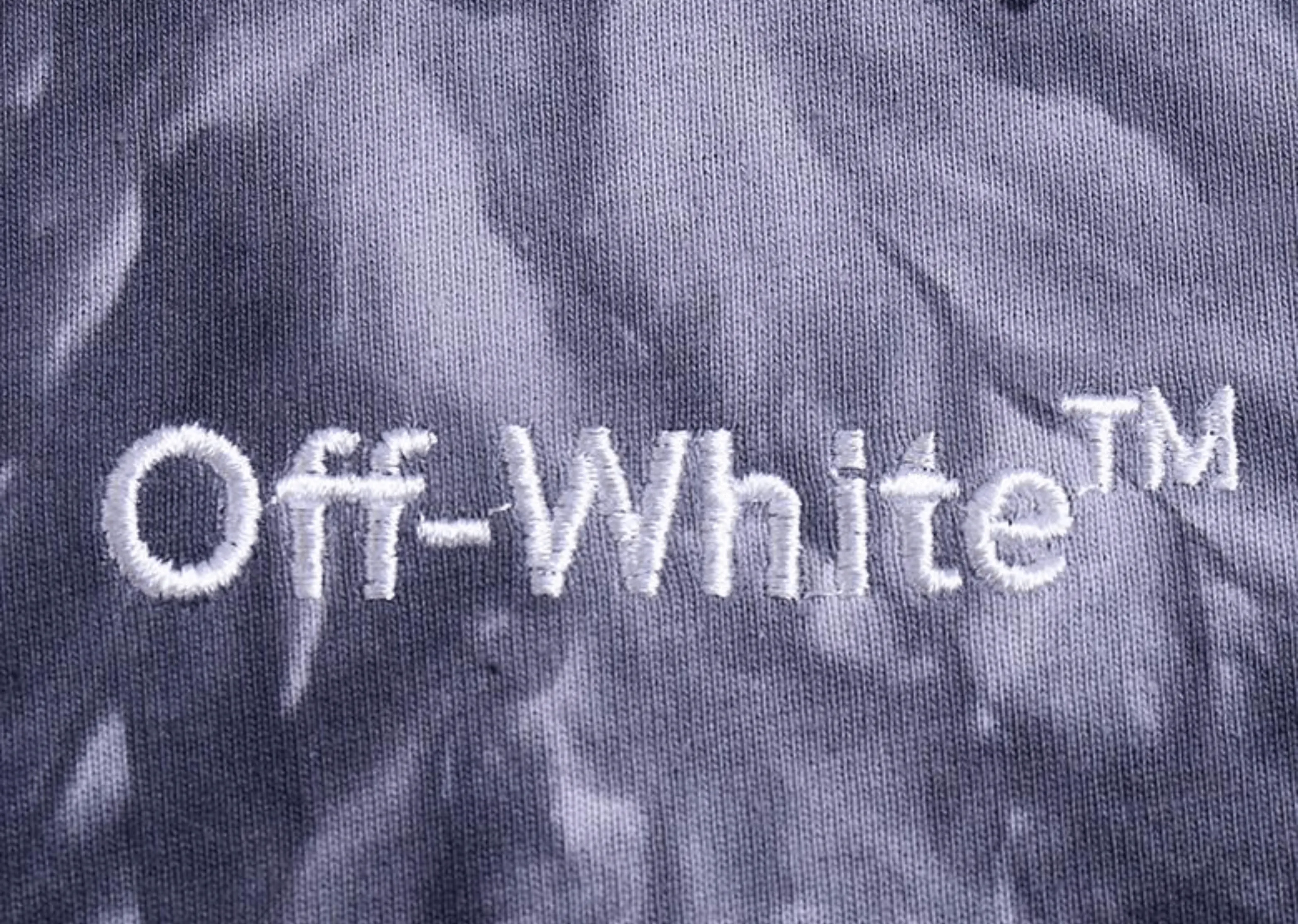 Off-White - Embroidered Abstract T-Shirt