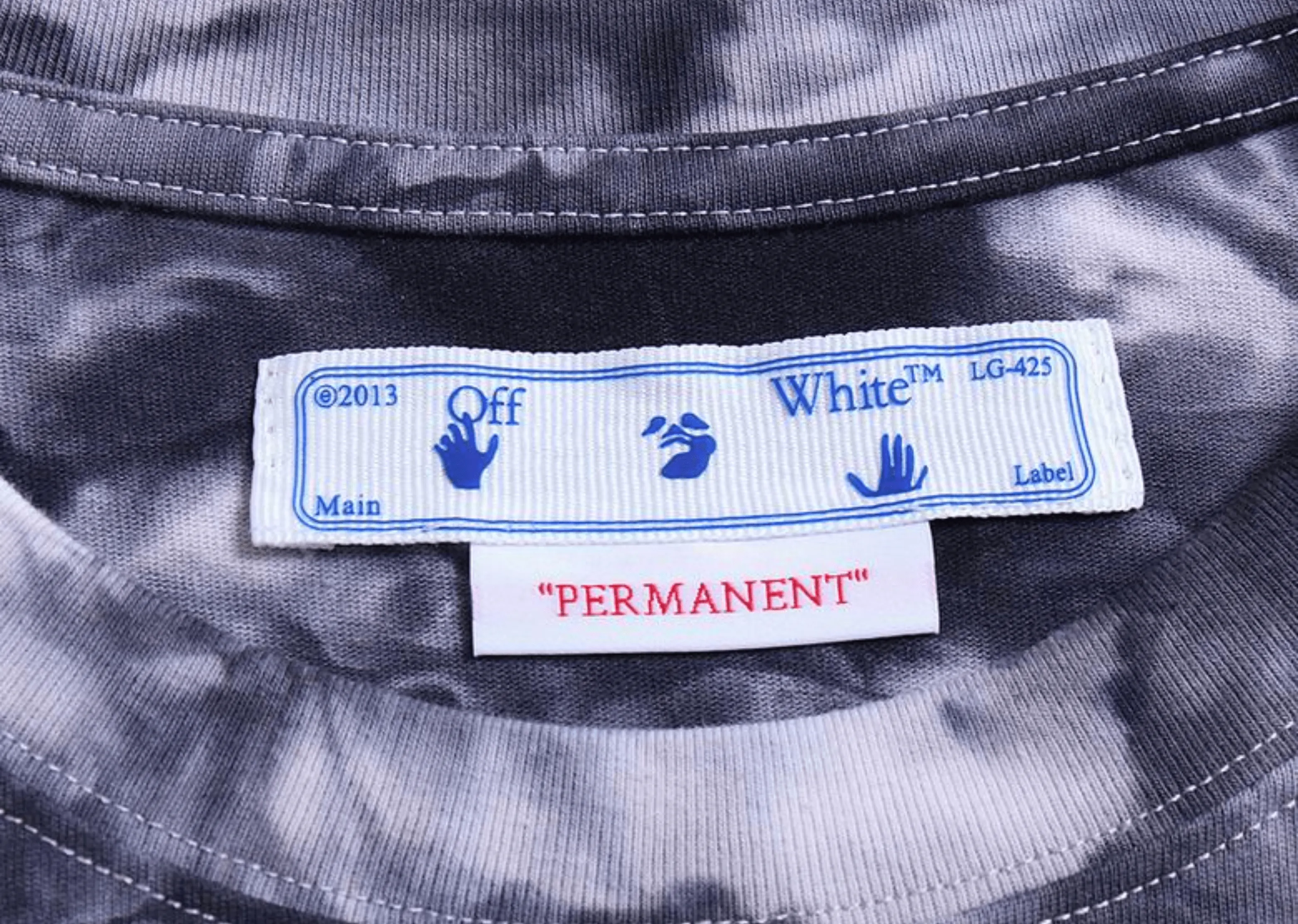 Off-White - Embroidered Abstract T-Shirt