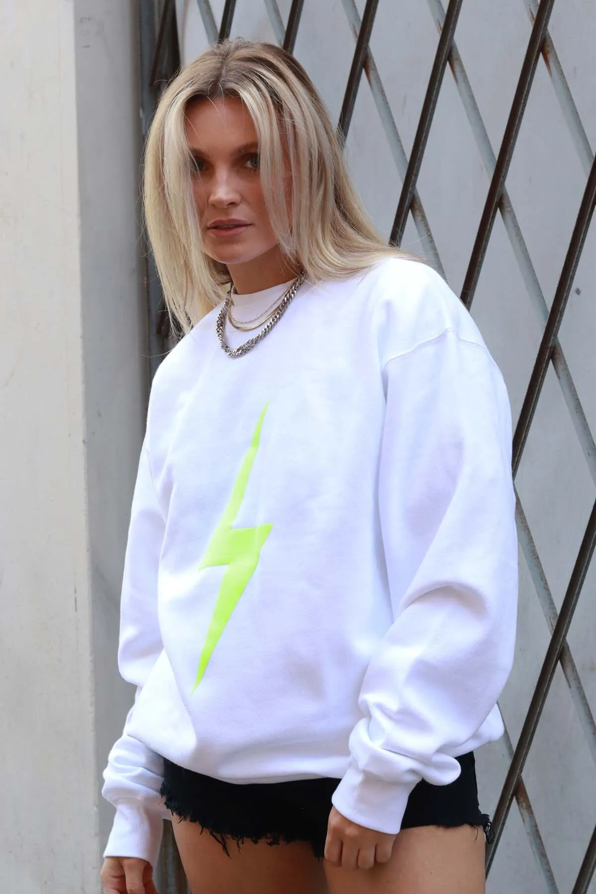 Off You F*ck Bolt Oversized Crewneck
