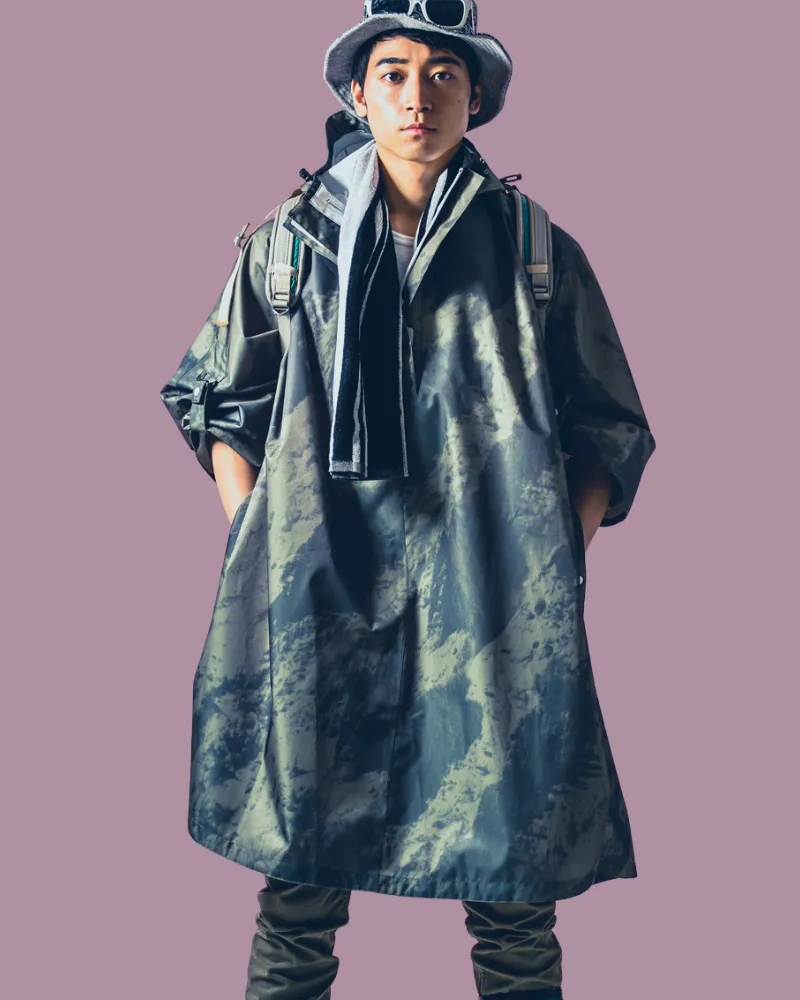 Outdoor Fashion Rain Coat Poncho