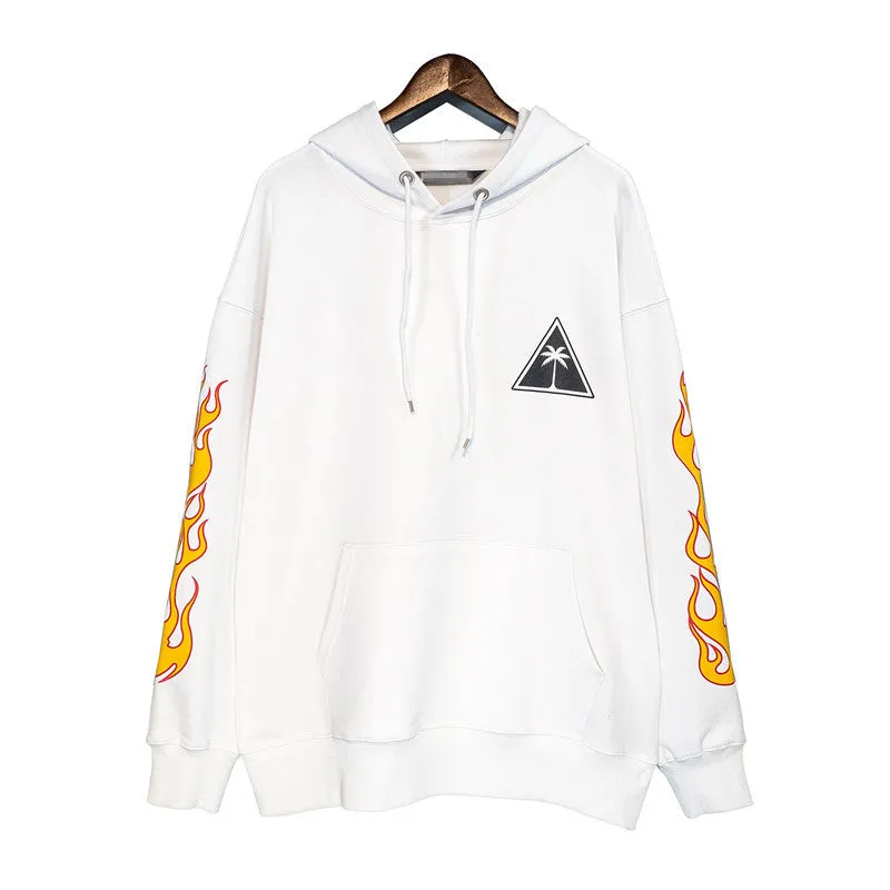 Palm Angels Hoodie Hooded Sweater Men's and Women's Loose Hoodie Coat