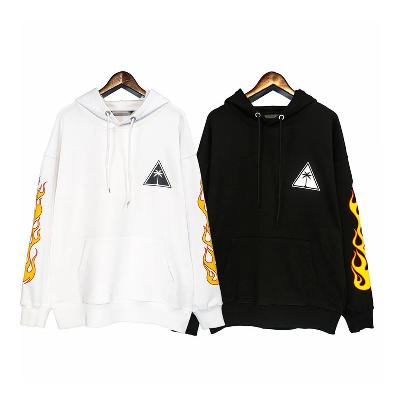 Palm Angels Hoodie Hooded Sweater Men's and Women's Loose Hoodie Coat