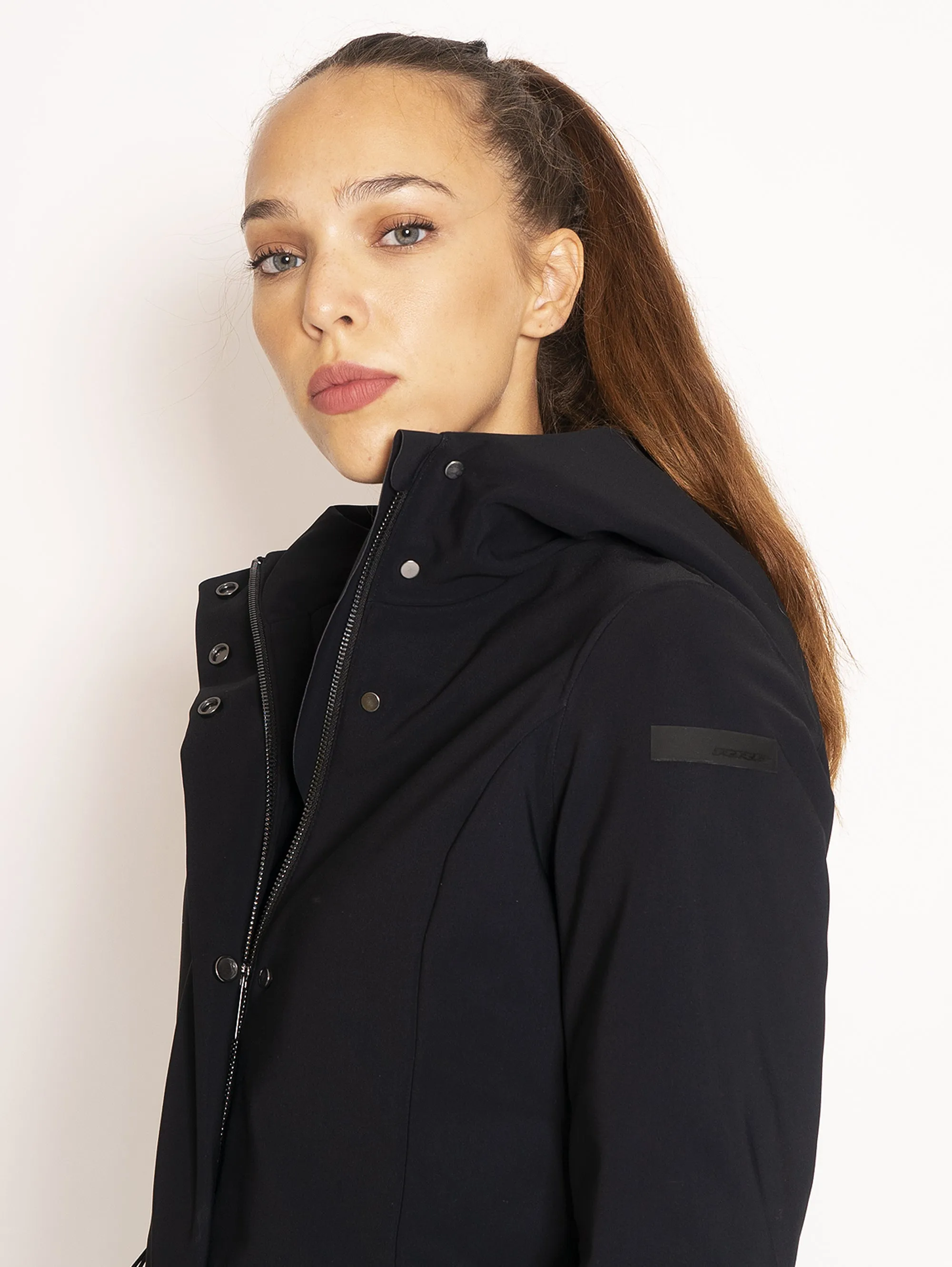 Parka con Cappuccio - Nero