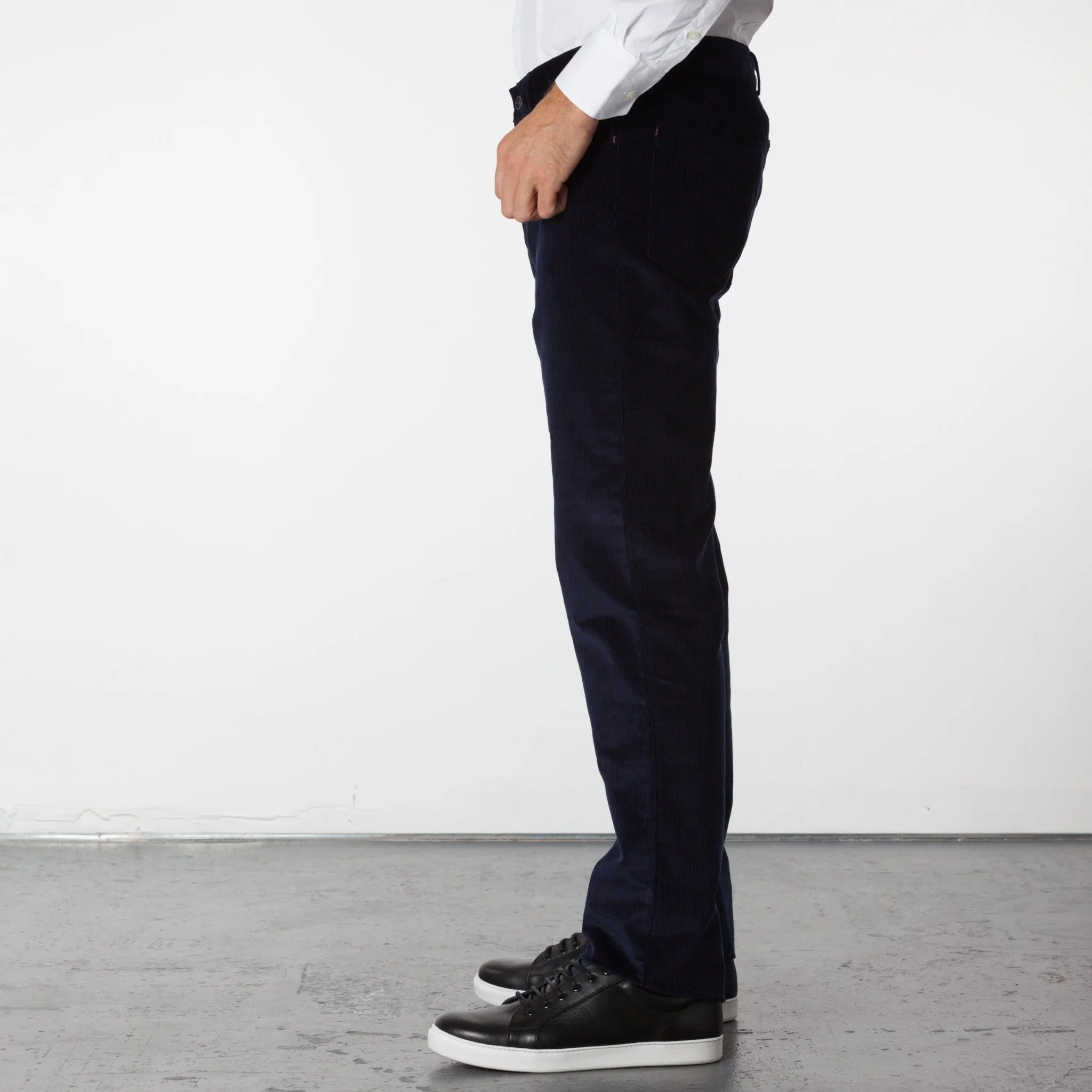 Parker 5 Pocket Corduroy Pants - Navy