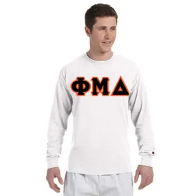 Phi Mu Delta Champion Long-Sleeve Tee - Champion CC8C - TWILL