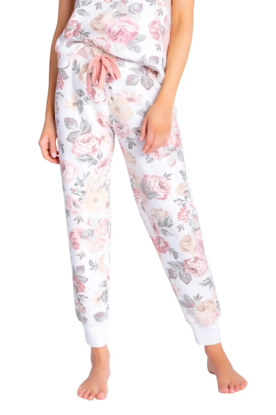 Pj Salvage Retro Rose Jammie Pant - Antique White