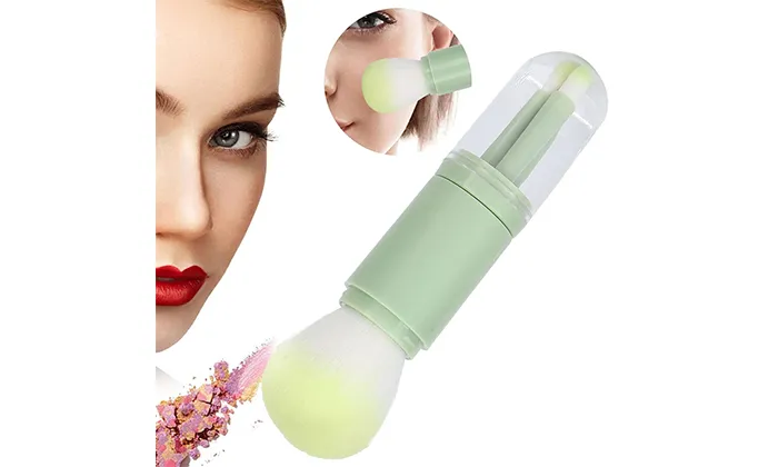 Portable Makeup Brush Four In One