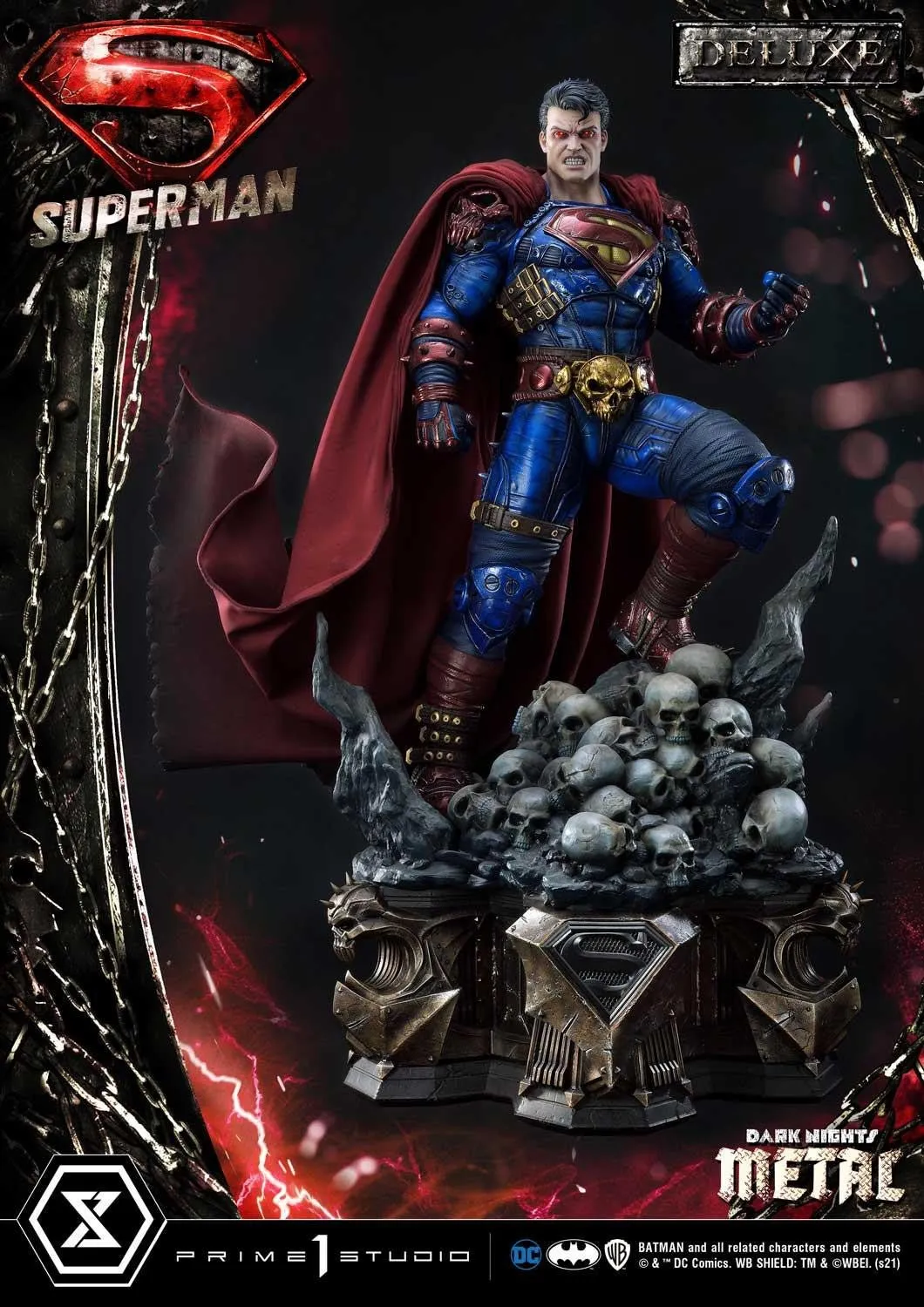 PRE-ORDER: Prime 1 Museum Museum Masterline Dark Nights: Metal (Comics) Superman DX Bonus Version Statue
