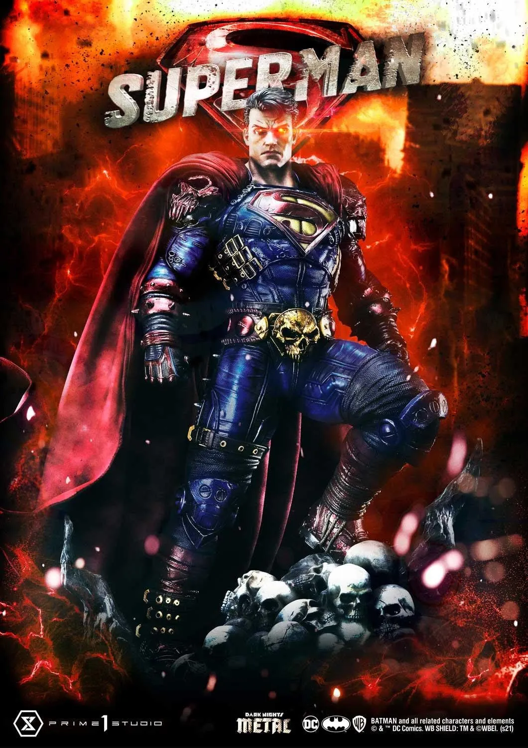 PRE-ORDER: Prime 1 Museum Museum Masterline Dark Nights: Metal (Comics) Superman DX Bonus Version Statue