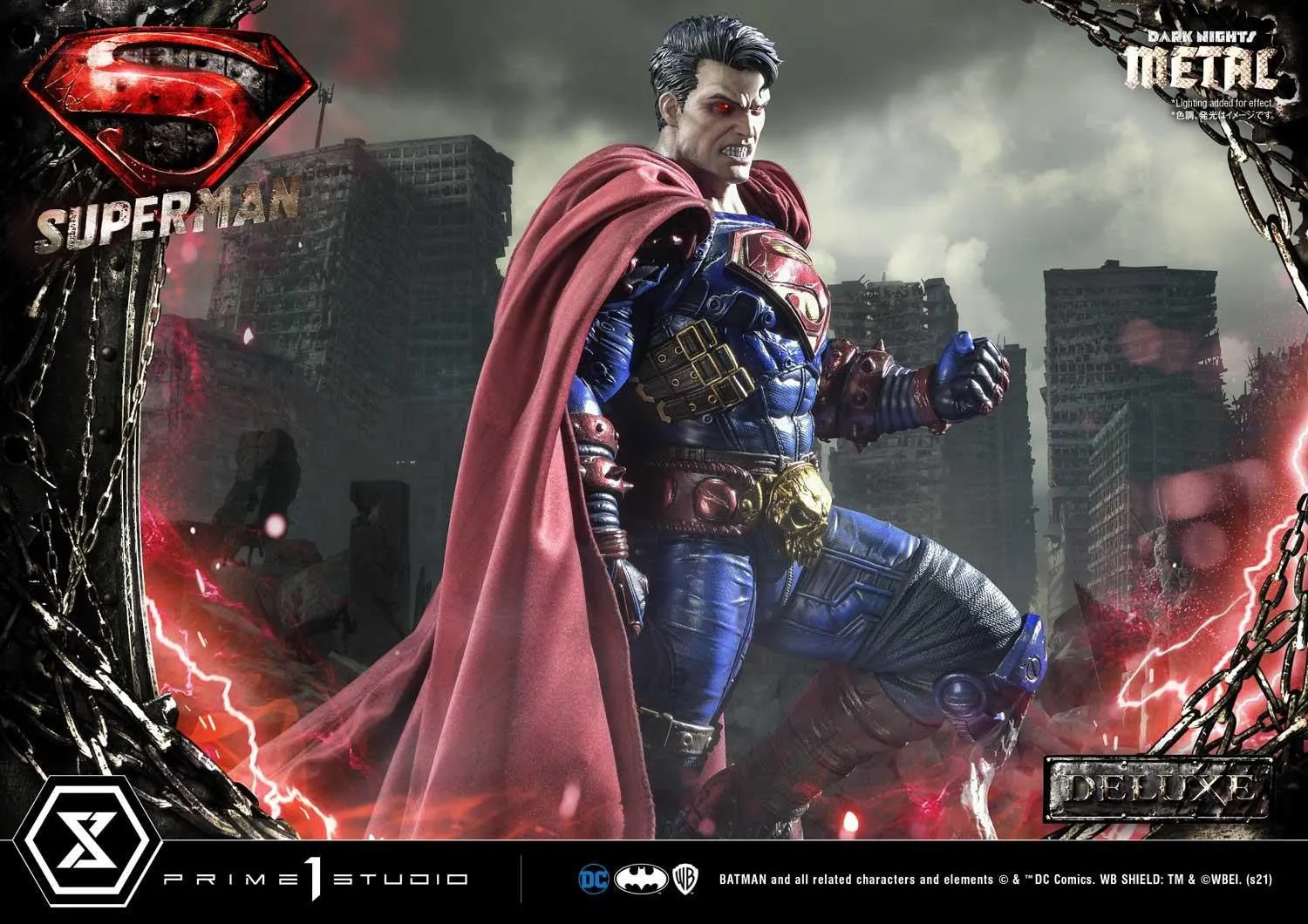 PRE-ORDER: Prime 1 Museum Museum Masterline Dark Nights: Metal (Comics) Superman DX Bonus Version Statue