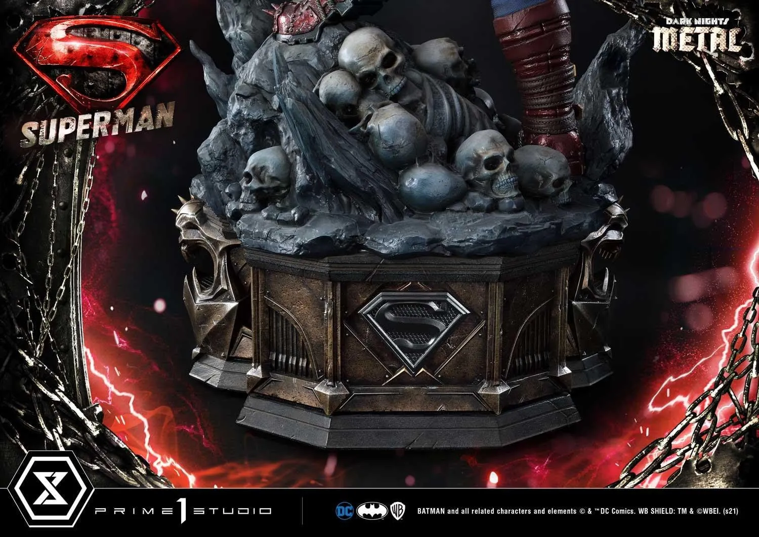 PRE-ORDER: Prime 1 Museum Museum Masterline Dark Nights: Metal (Comics) Superman DX Bonus Version Statue