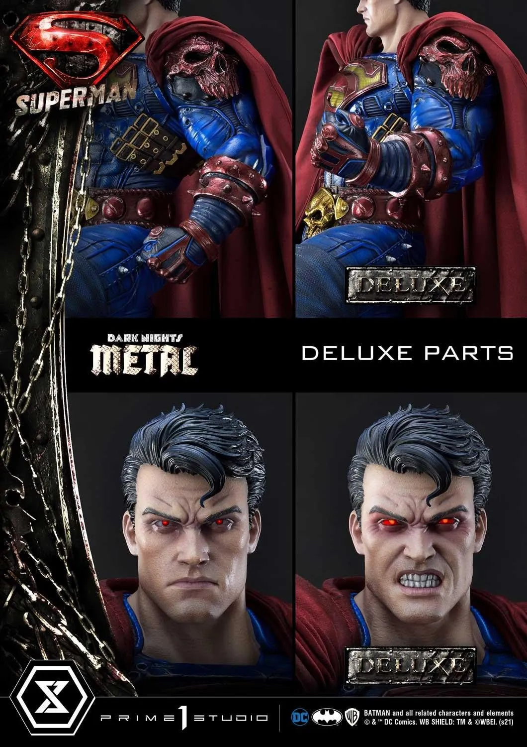 PRE-ORDER: Prime 1 Museum Museum Masterline Dark Nights: Metal (Comics) Superman DX Bonus Version Statue