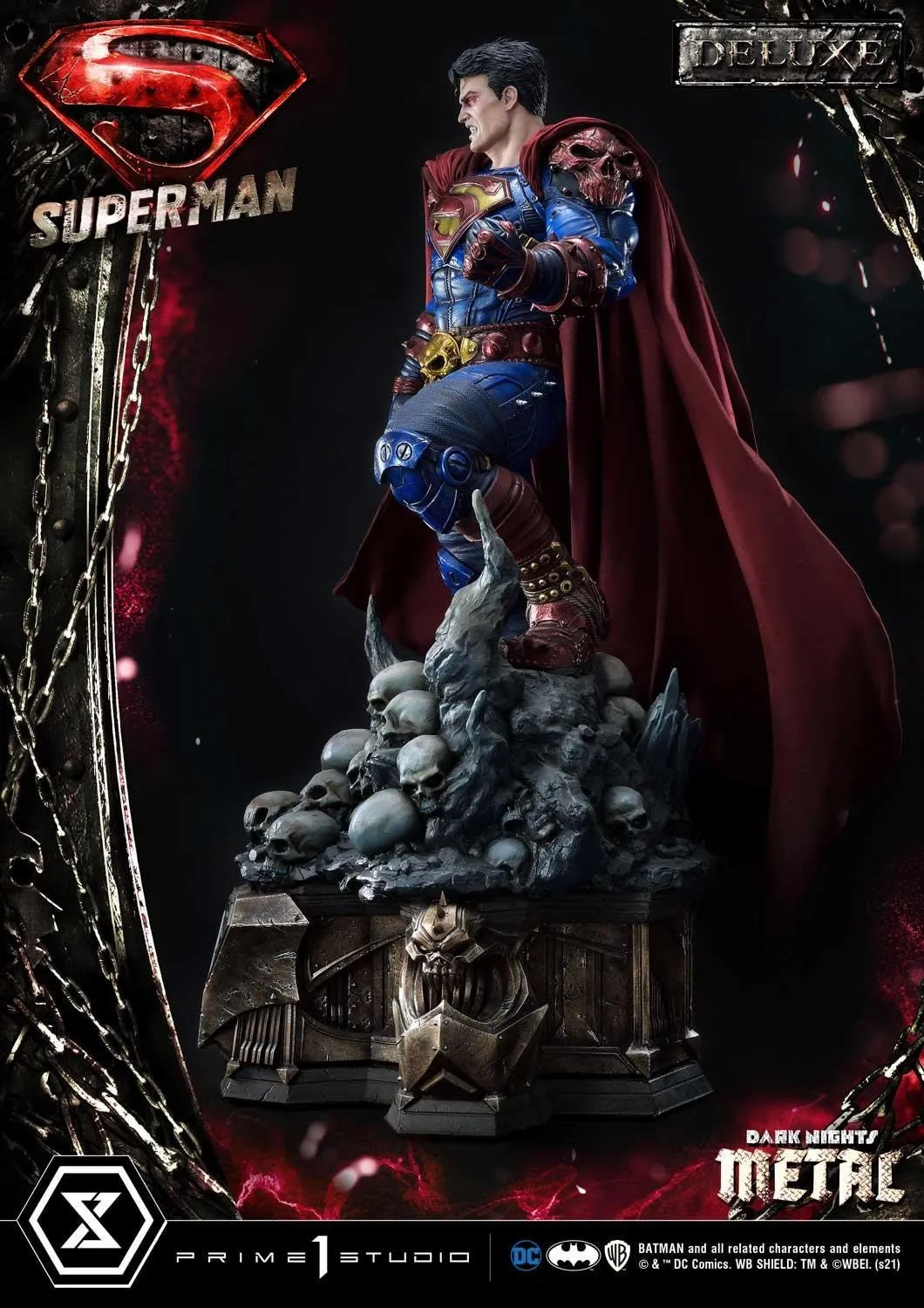 PRE-ORDER: Prime 1 Museum Museum Masterline Dark Nights: Metal (Comics) Superman DX Bonus Version Statue
