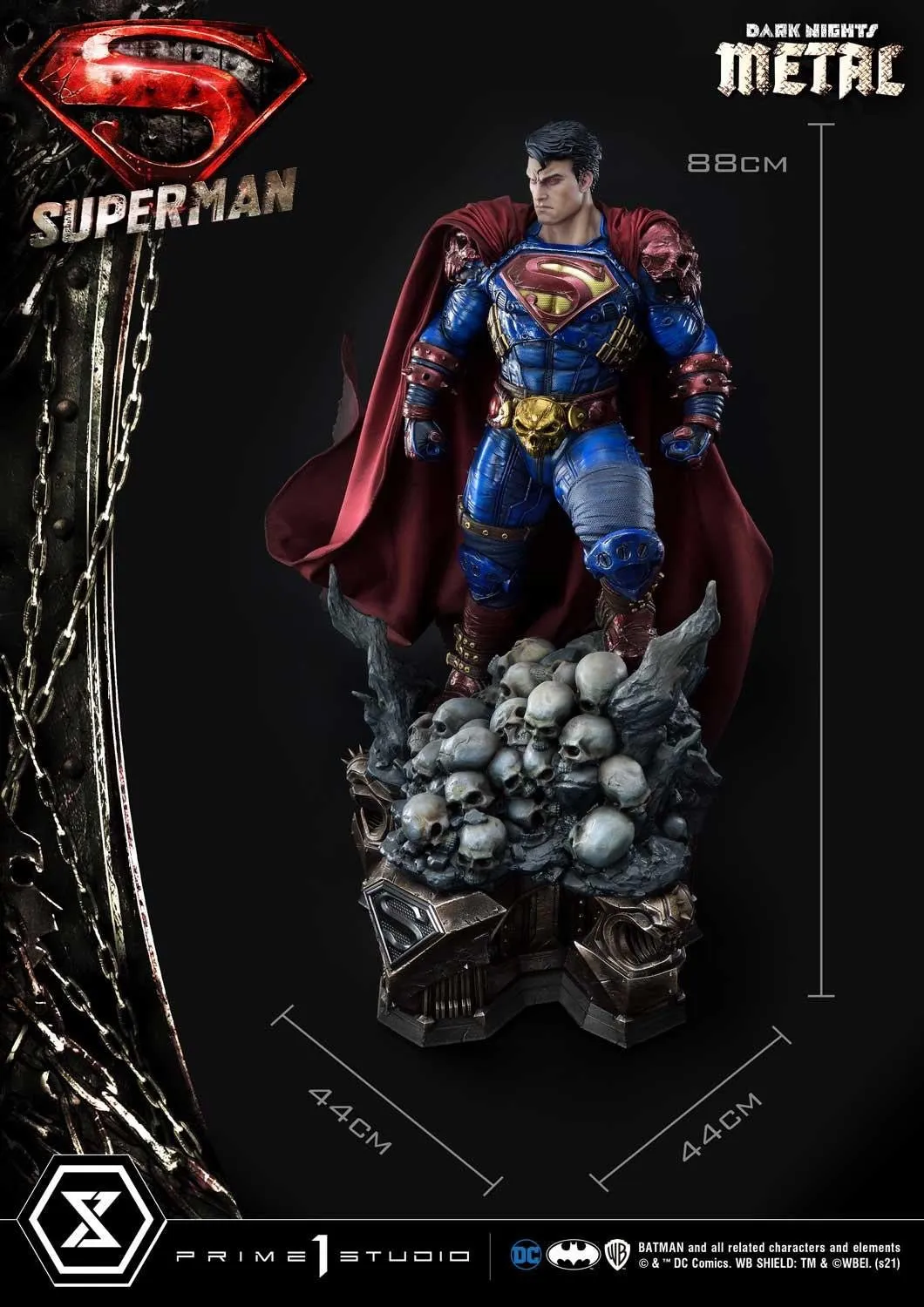 PRE-ORDER: Prime 1 Museum Museum Masterline Dark Nights: Metal (Comics) Superman DX Bonus Version Statue