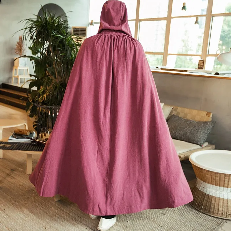 Protege X hooded coat cape