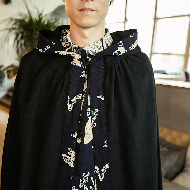 Protege X hooded coat cape