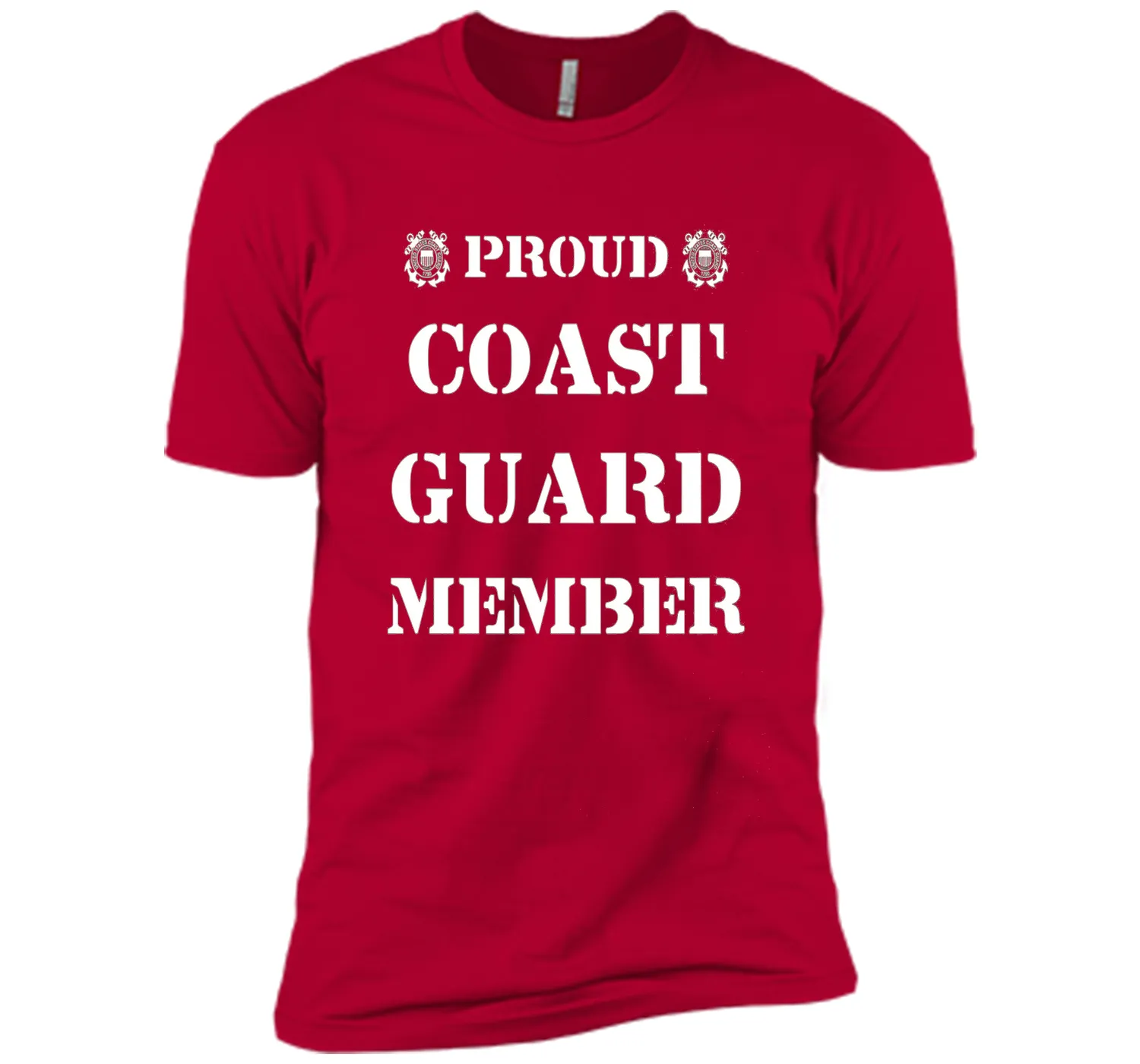Proud Coast Guard Member Military T-Shirt t-shirt