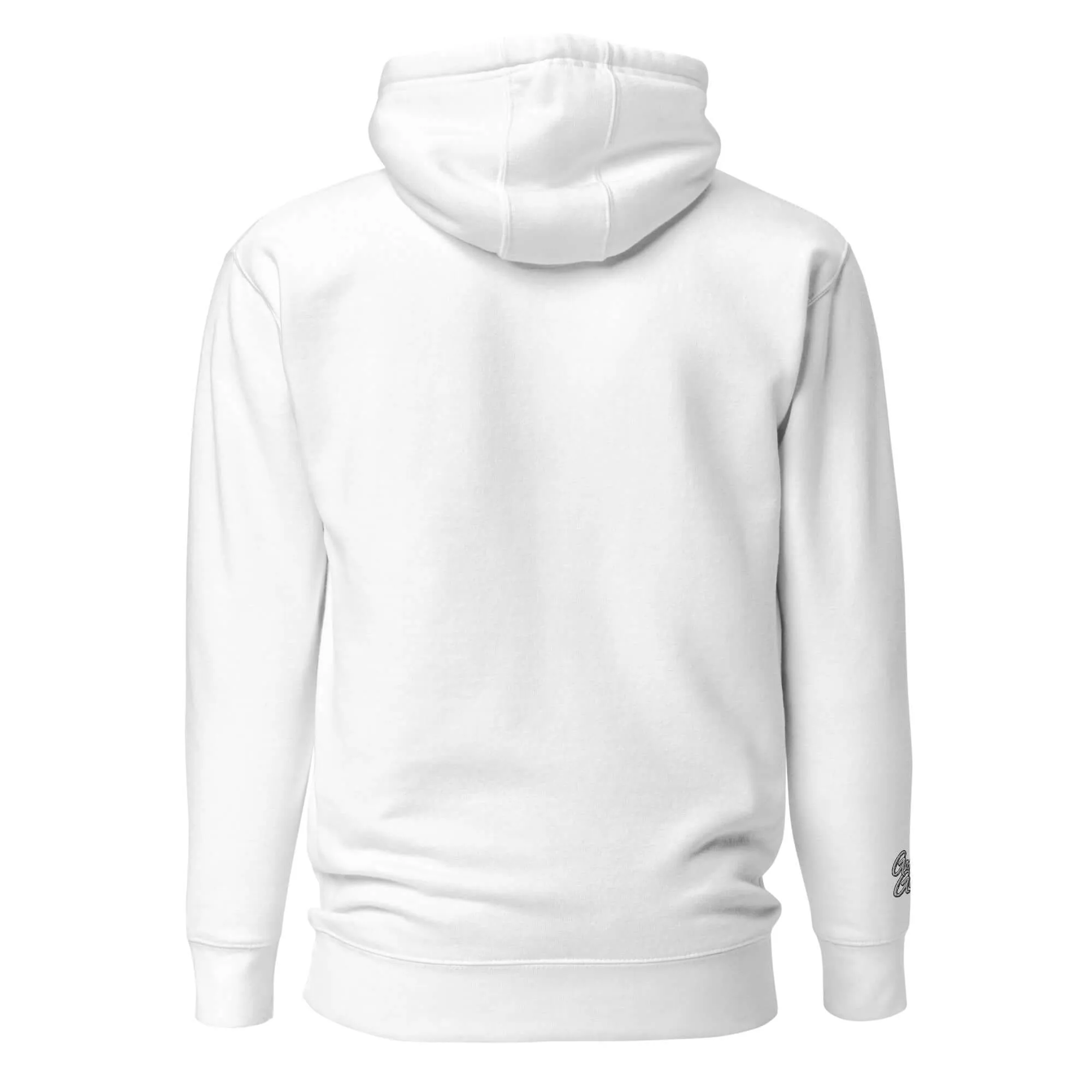 "B/W Wingz" Gorilla Godz Embroidered Unisex Hoodie (Color options available)