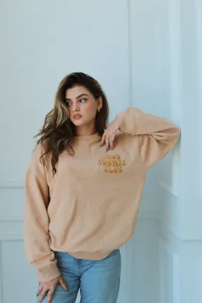 "GOOD ENERGY CLUB" Oversized Sweatshirt