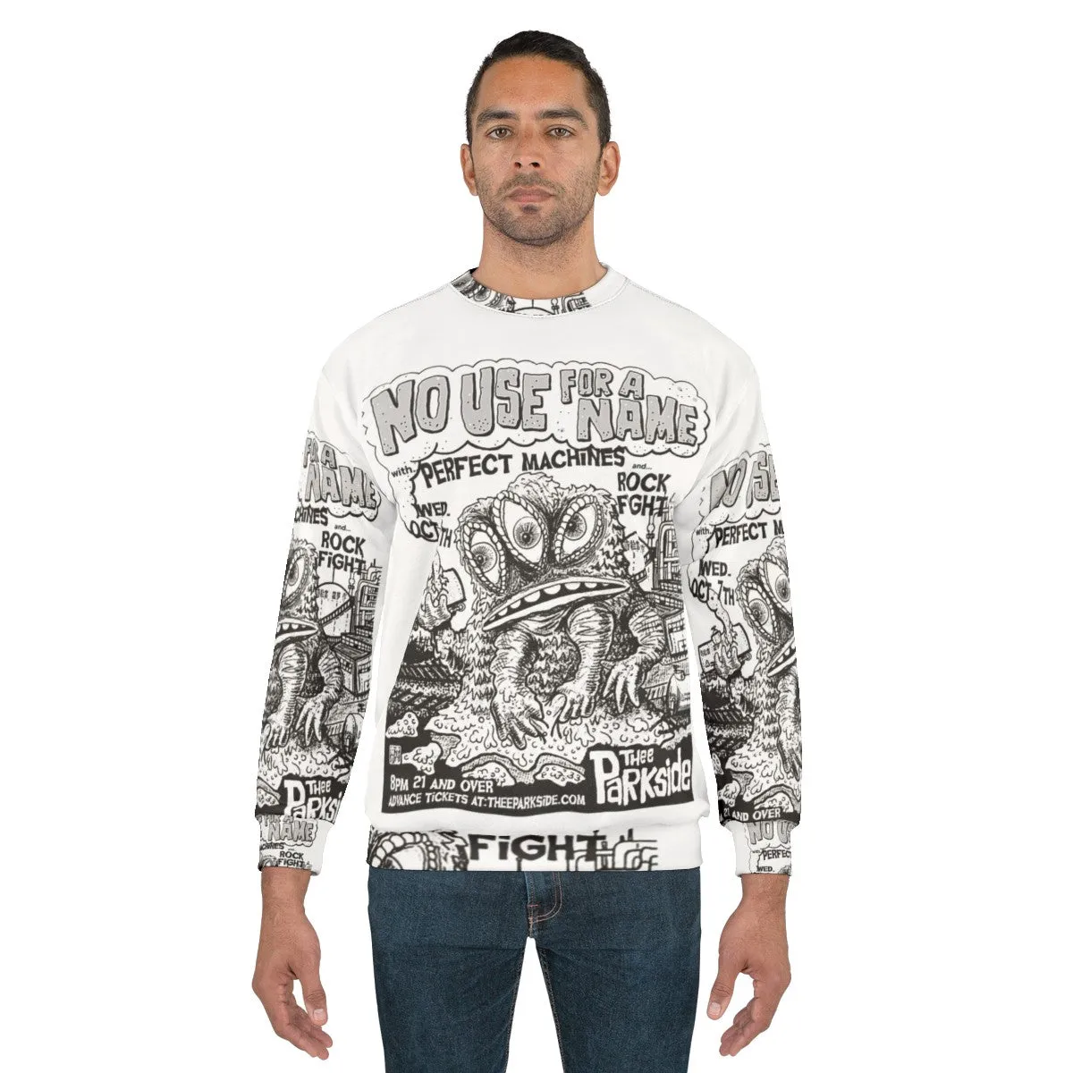 "No Use For A Name Punk Rock Band Sweatshirt"