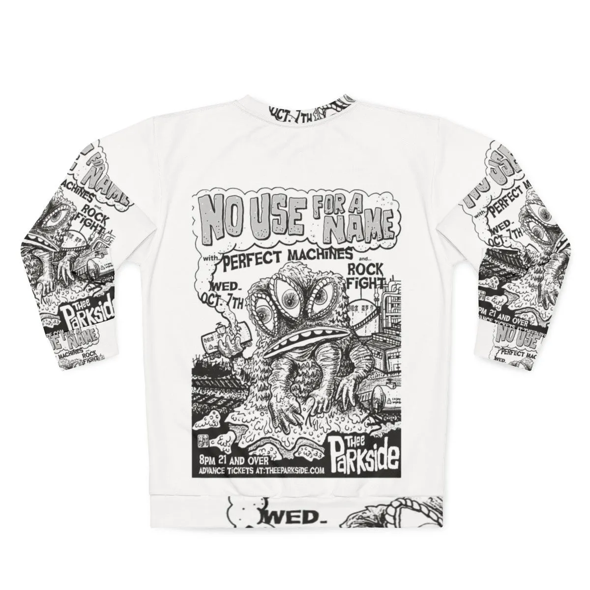 "No Use For A Name Punk Rock Band Sweatshirt"