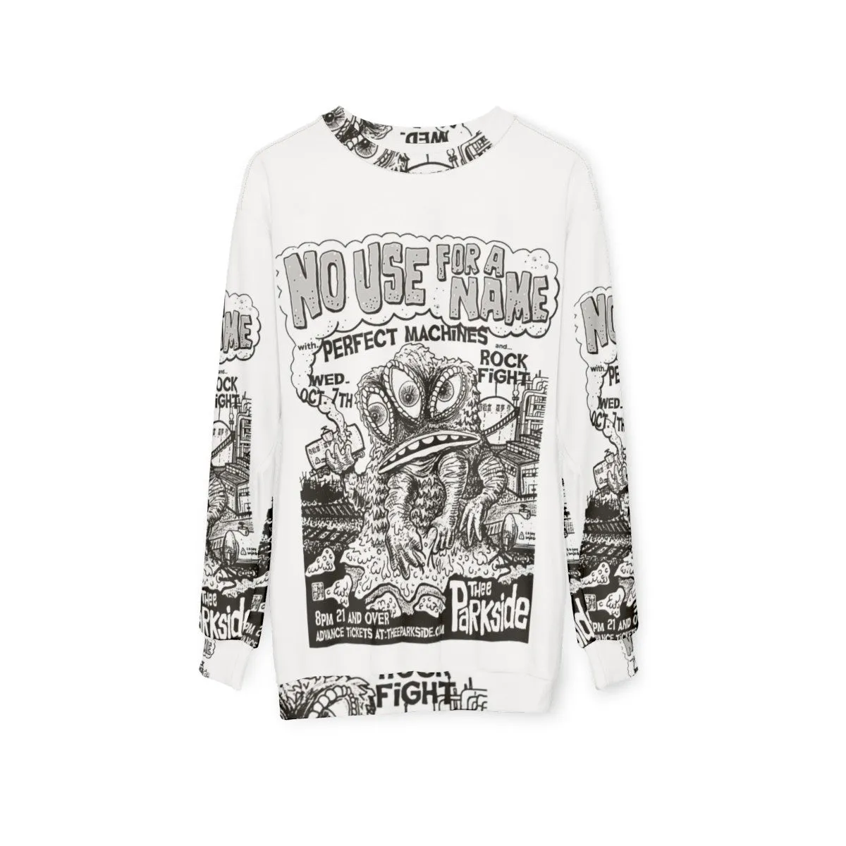 "No Use For A Name Punk Rock Band Sweatshirt"