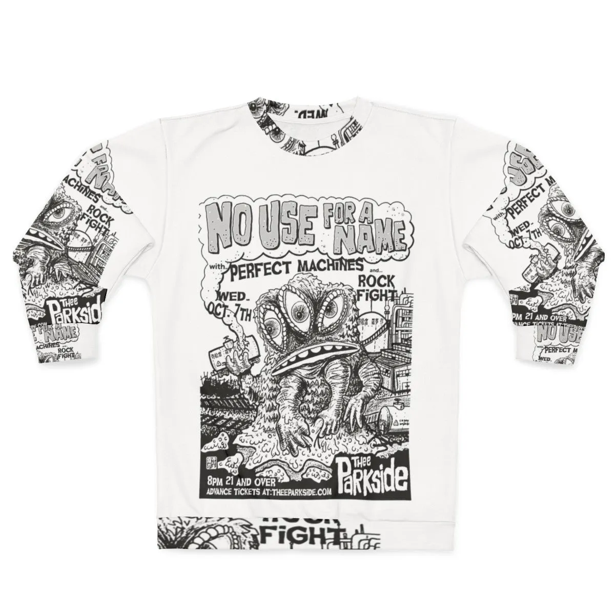 "No Use For A Name Punk Rock Band Sweatshirt"