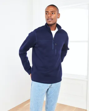 Recycled Sweater Fleece Pullover Jacket