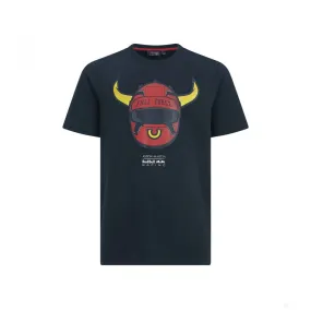 Red Bull Kids T-shirt, Helmet, Blue, 2019