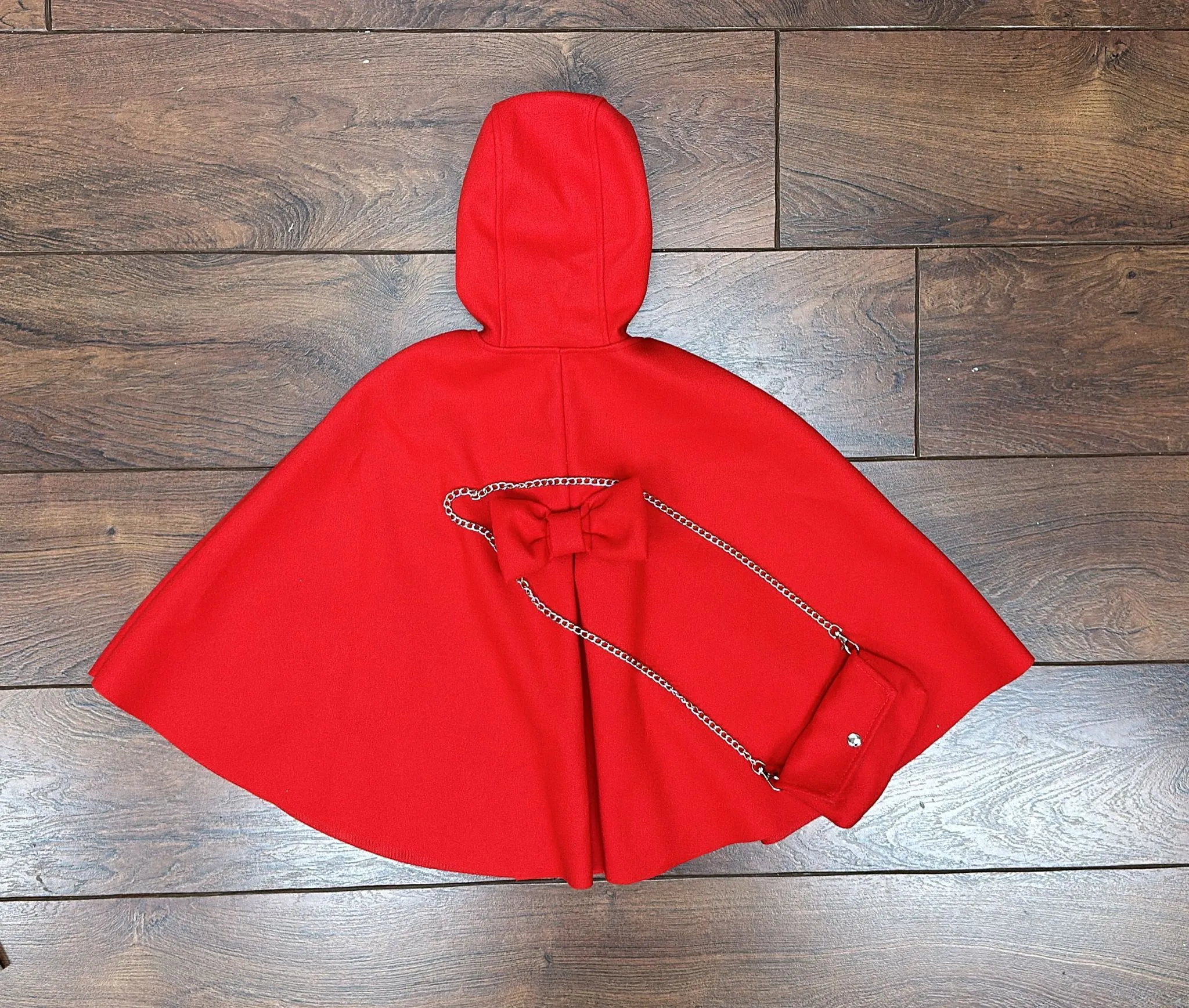 Red Cape & Handbag