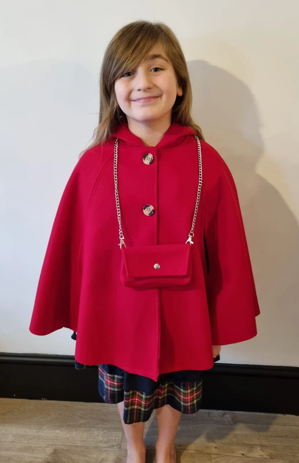 Red Cape & Handbag
