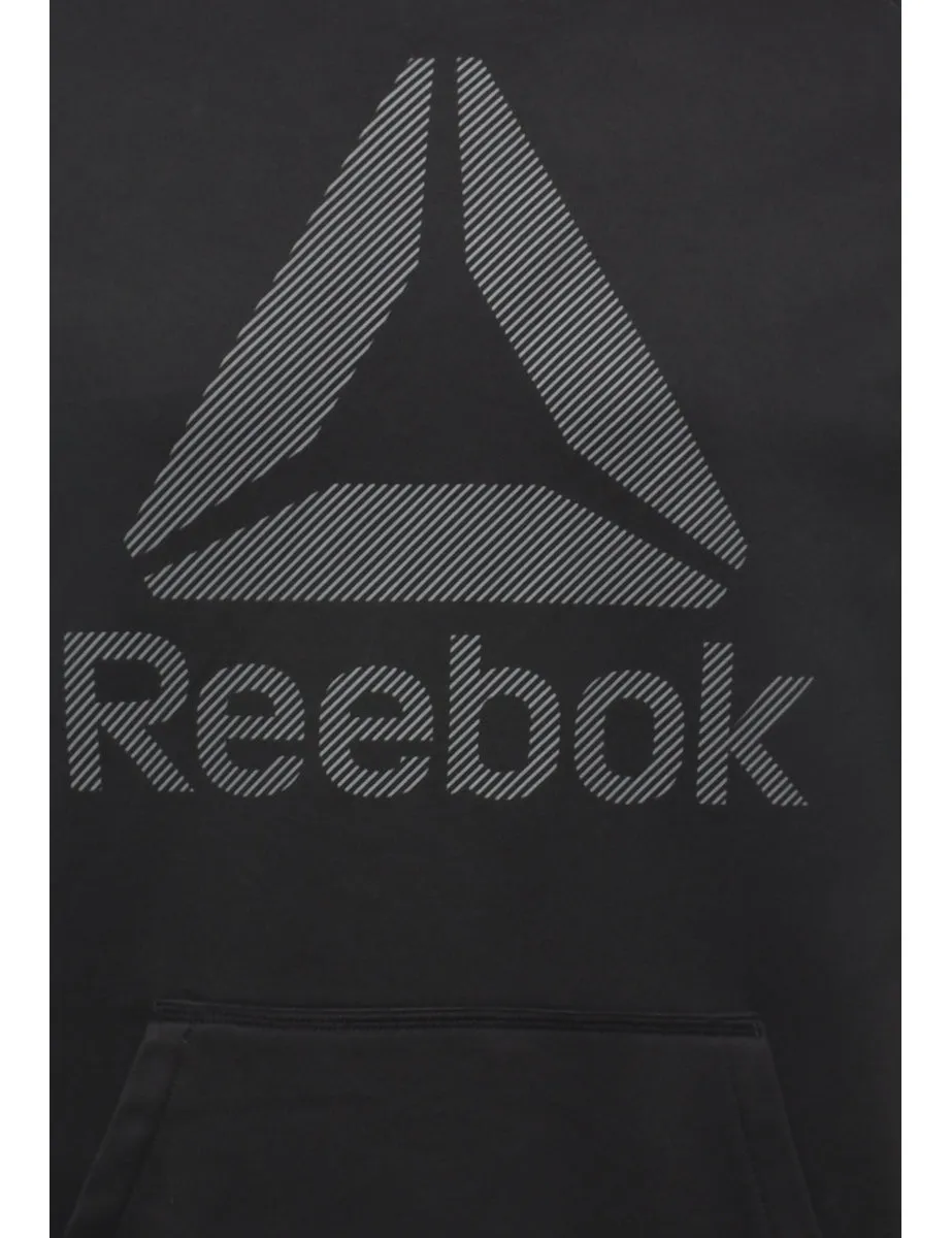Reebok Black & Grey Classic Hoodie - M